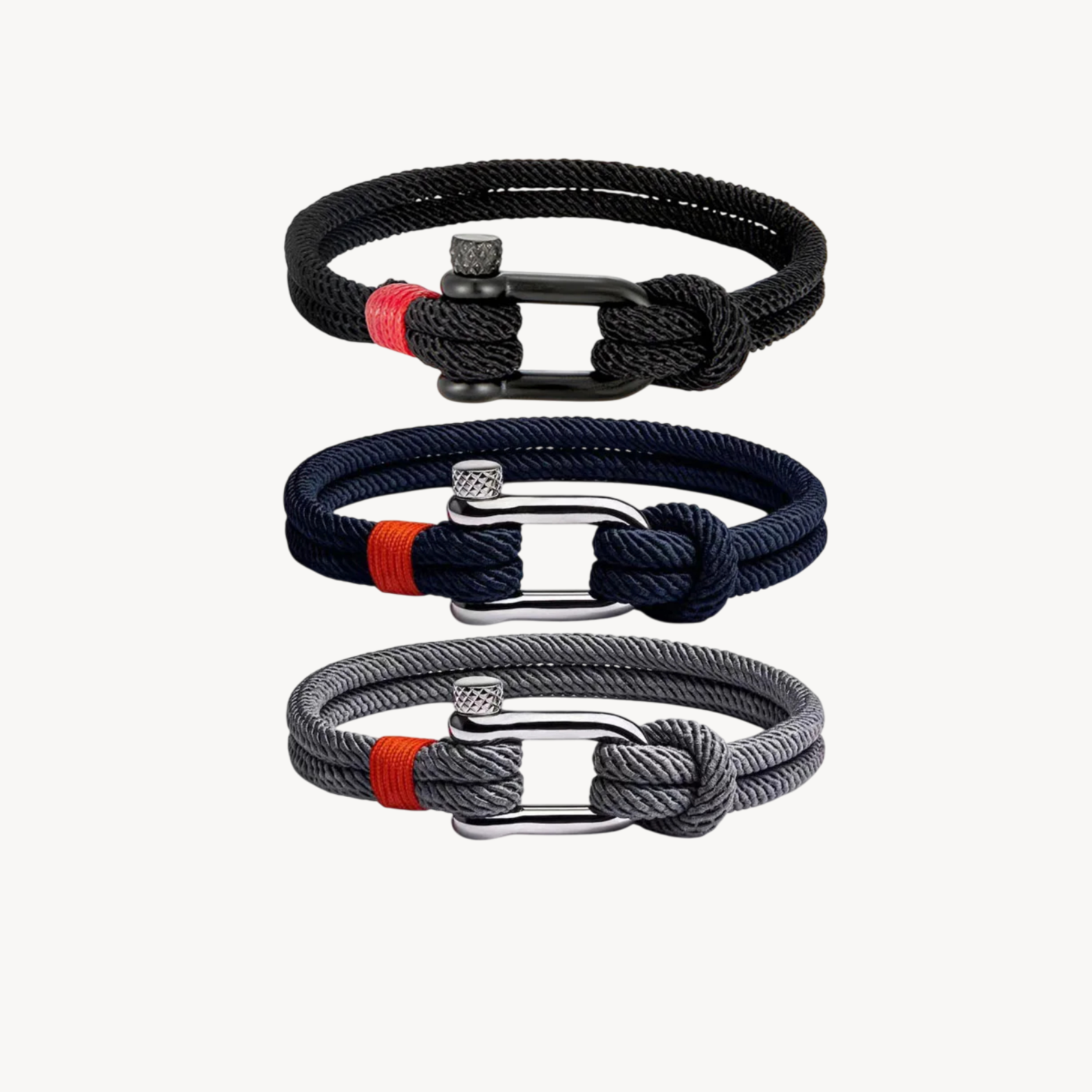Nautical Double Layer Milan Rope Survival Bracelet