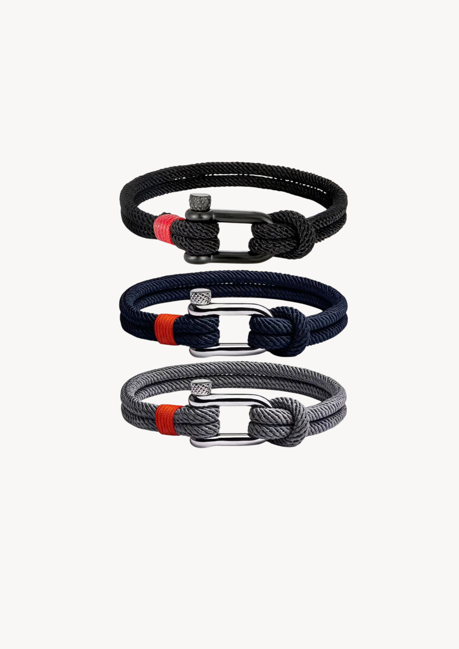 Nautical Double Layer Milan Rope Survival Bracelet